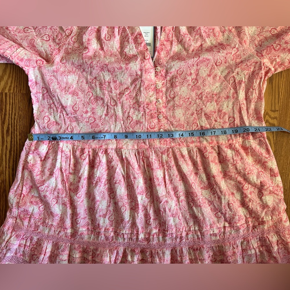 NWT Draper James Women’s XL Blush Paisley Midi Dress - Picture 5 of 8